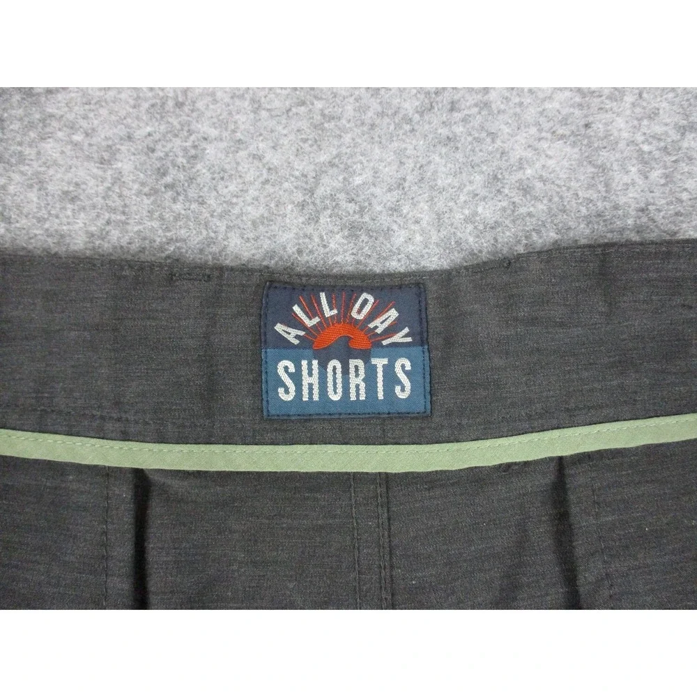 Faherty Shorts Mens 40 Gray Chino Casual Travel Flat Front‎ Drawstring Outdoors